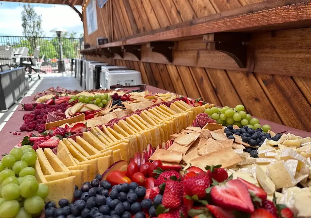Community event on the rooftop patio